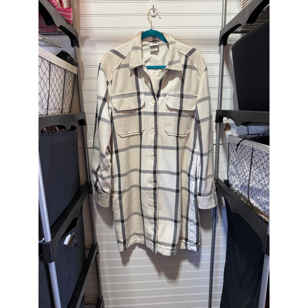 The North Face Valley Twill Long Length Fully Lined Utility Jacket Size M